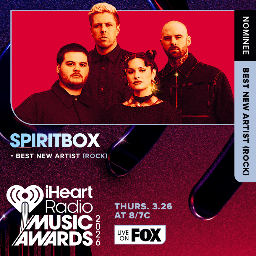 iHeart Radio Nomination for Best New Artist (Rock)