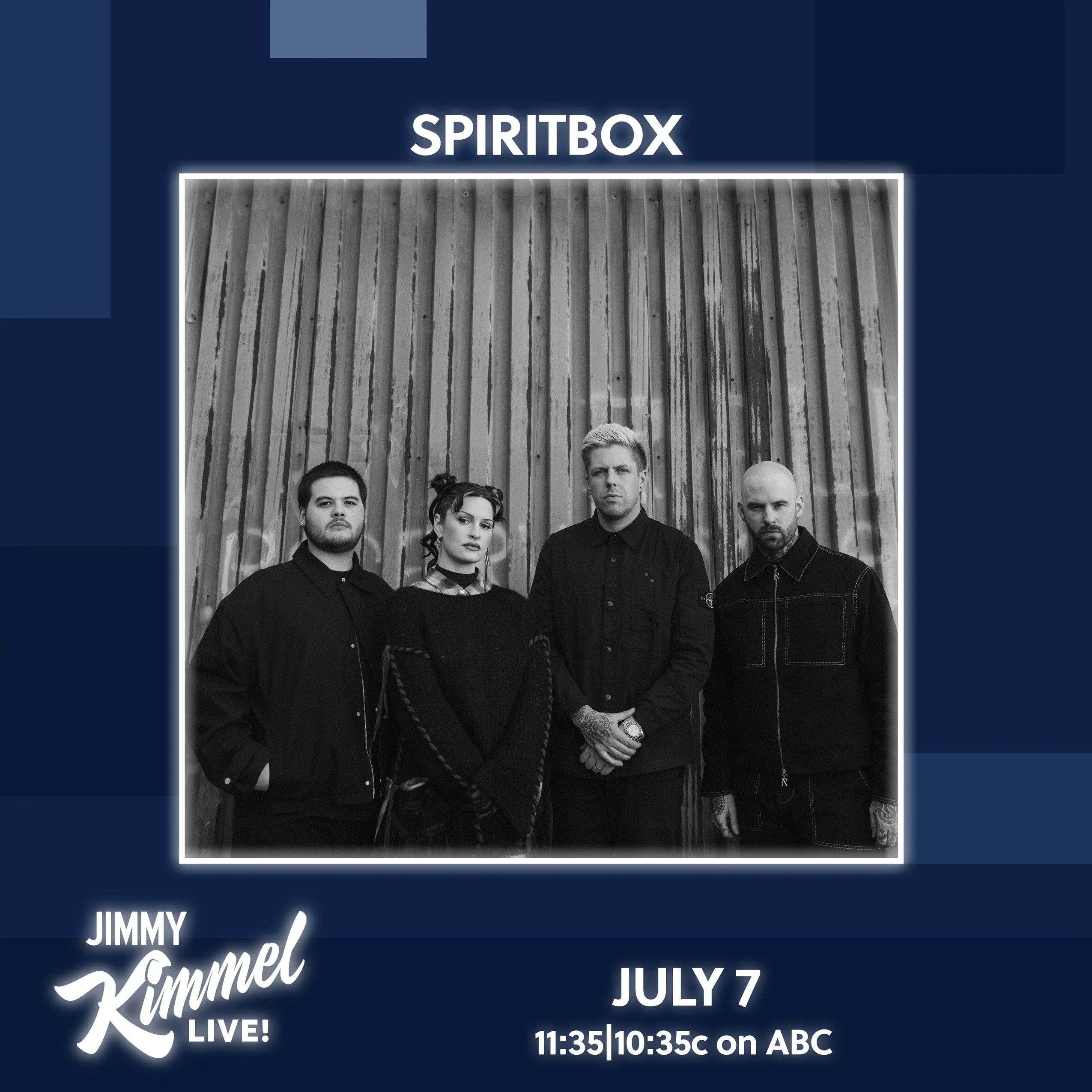 Spiritbox to perform on Jimmy Kimmel Live