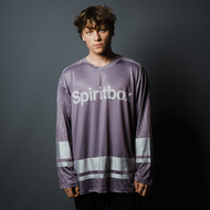 Spell Out Hockey Jersey Dust/Silver