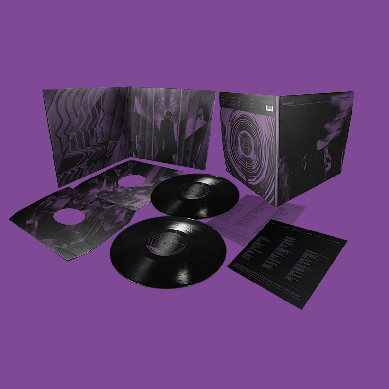 The Fear of Fear Violet and Black Splatter Vinyl