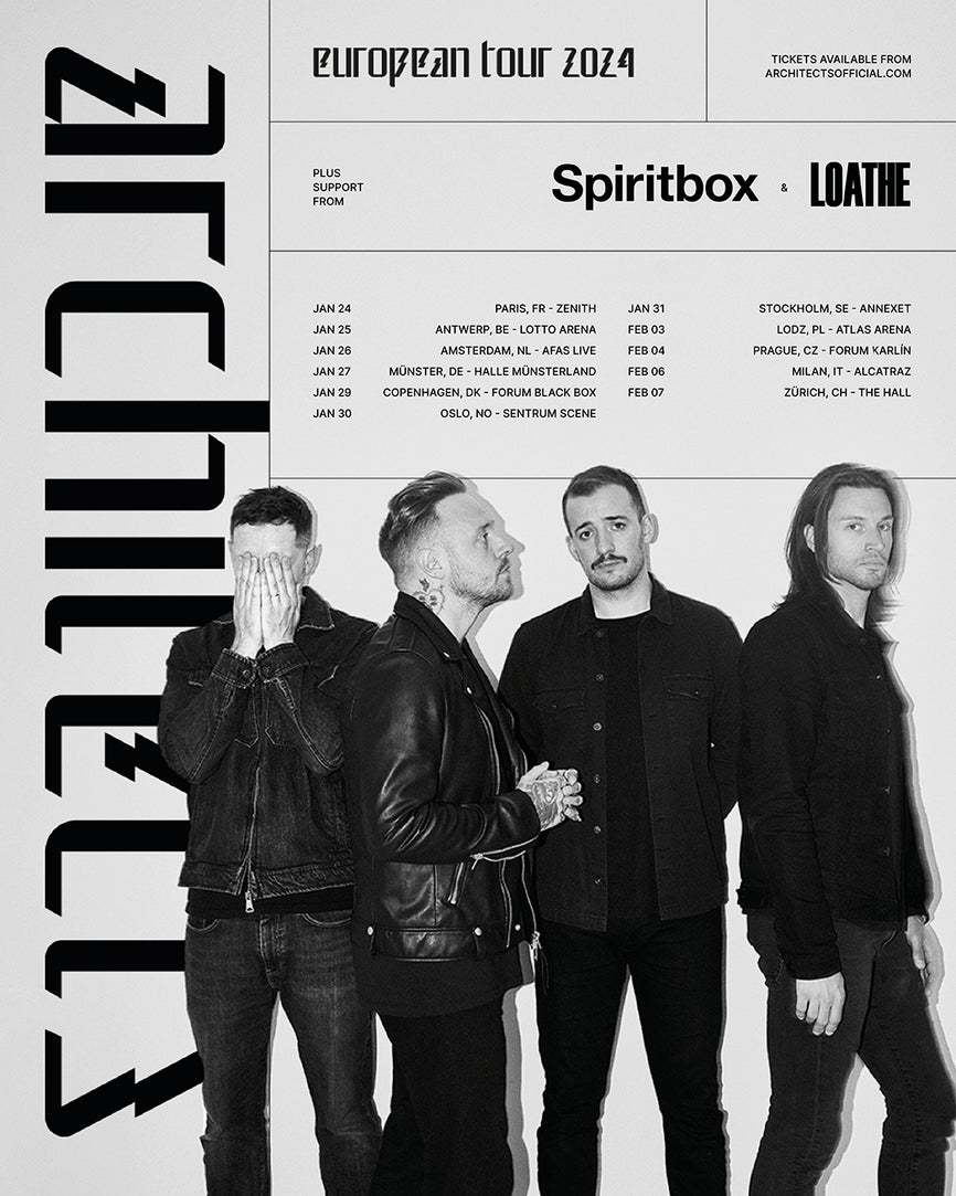 Jan 2024 EU Tour with Architects