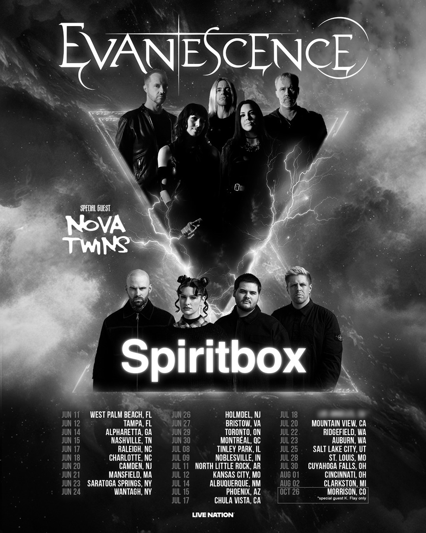 On tour with Evanescence this summer