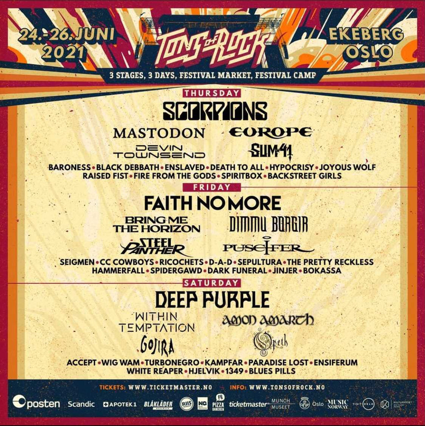 Tons Of Rock Fest Oslo