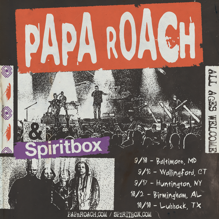 Papa Roach + Spiritbox September Shows
