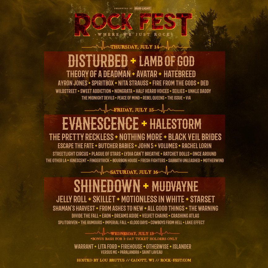 Cadott Rock Fest July 14th