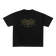 Burning Floral Black Tee