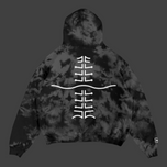 Spine Icon Tie Dye Hoodie