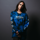 Eternal Blue Crystal Wash Long Sleeve Tee