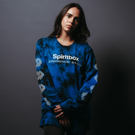 Eternal Blue Crystal Wash Long Sleeve Tee