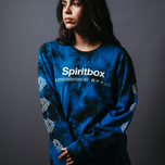 Eternal Blue Crystal Wash Long Sleeve Tee