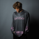 Spell Out Hockey Jersey Black/Plum
