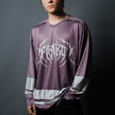 Death Metal Hockey Jersey Plum/Silver