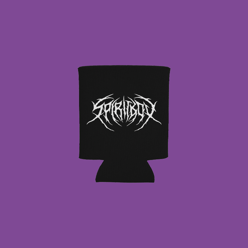 Death Metal Logo Black Koozy