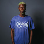 Death Metal Purple Rain Wash Tee