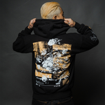PERENNIAL BLACK ZIP HOODIE