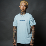 Flowers Blue Tee