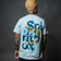 Flowers Blue Tee