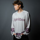 Spell Out Hockey Jersey Silver/Plum