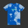 Bleach Bath Custom Royal/Light Blue Cloud Dye T-Shirt